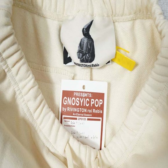 RIVINGTON ROI REBIS Python Print Cream Harem Pants - Picture 2 of 15